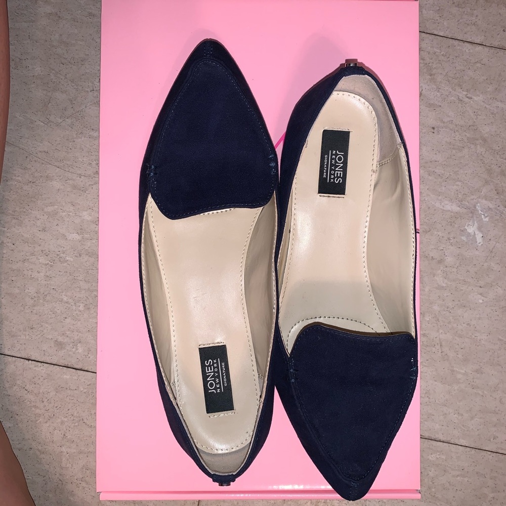 Blue flats/loafers